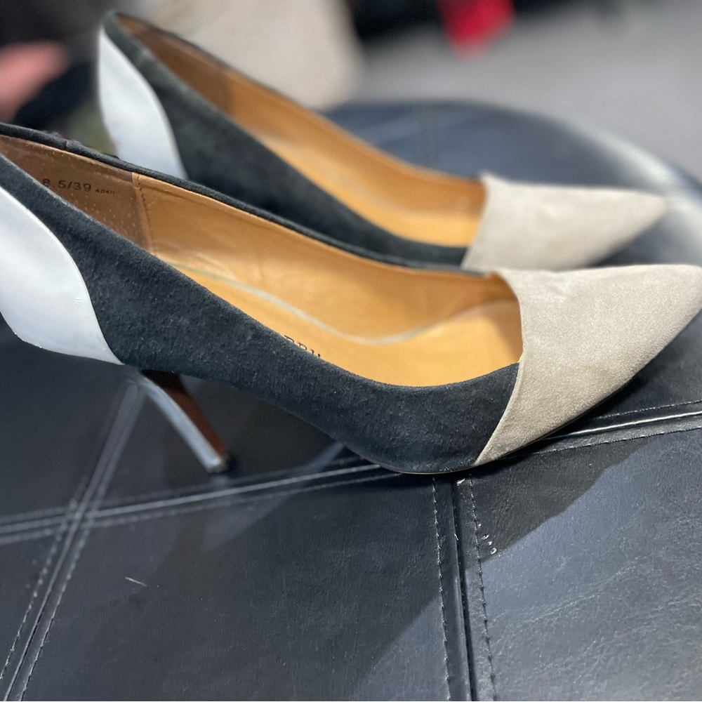 Chinese Laundry tri-tone heels